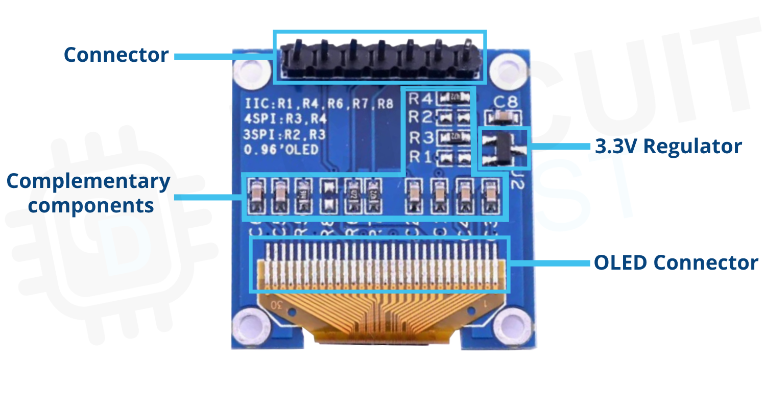 Interfacing OLED Display with Arduino — reference image